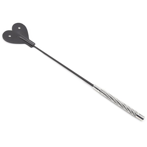 (image for) Diamond Handle Heart Riding Crop