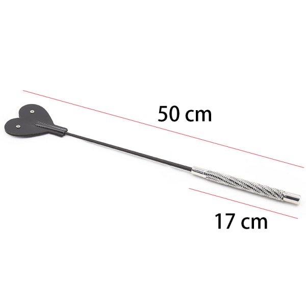 (image for) Diamond Handle Heart Riding Crop