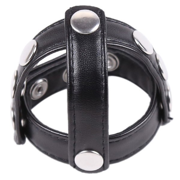 (image for) Strict Leather Snap-On Cock and Ball Harness
