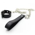 (image for) Buckling Cock Ring And Chain Leash Set