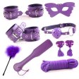 (image for) Purple BDSM Bondage Kit - 8Pcs
