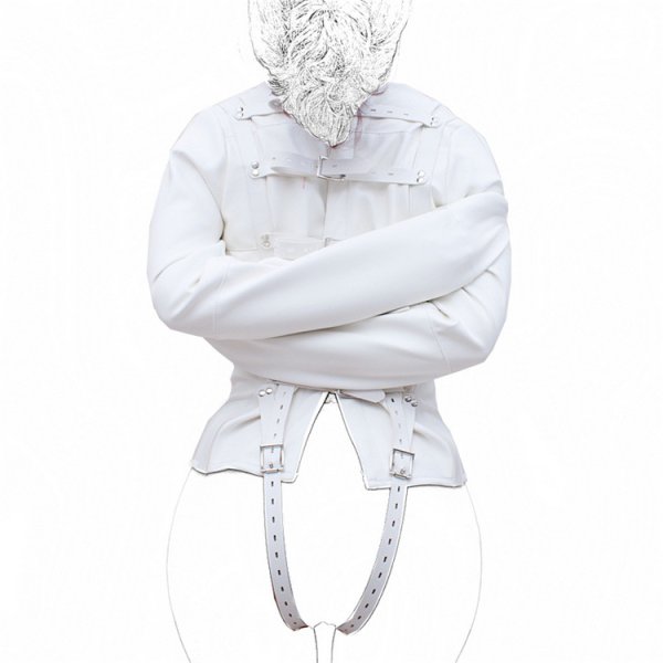 (image for) Strict Leather Premium Straight Jacket - White
