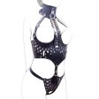 (image for) Adjustable Queen PU Leather Costume Bondage Harness