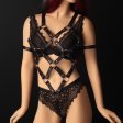 (image for) Open Breast Leather Body Harness