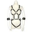 (image for) Open Breast Leather Body Harness with Cuffs