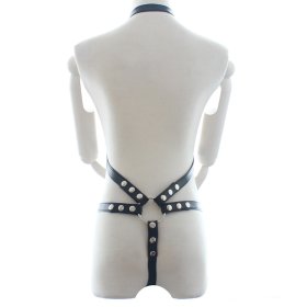 Power Body Harness With Chastity Belt
