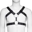 (image for) Men's Sexy Bondage Double Belt Chest Harness