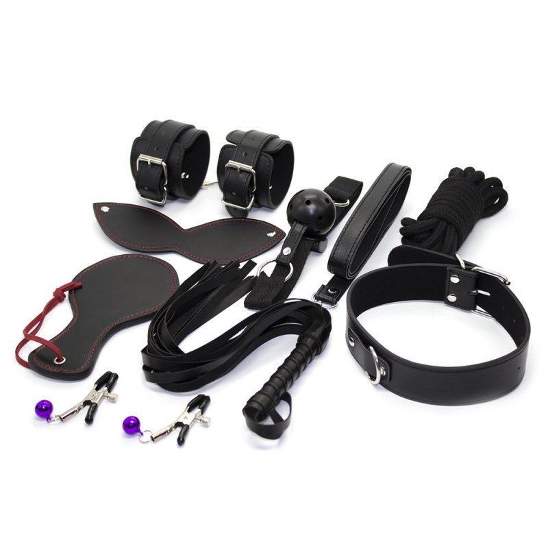 (image for) Kinklab Bondage Basics Restraint Kit 8 Piece Set