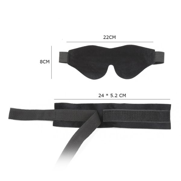 (image for) Blindfold & Cuffs Bondage Kit