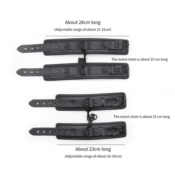 (image for) Pin Buckle Leather Collar & Cuffs
