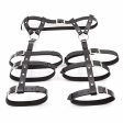 (image for) Women Punk Leather Harness Adjustable Garter Belt