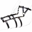 (image for) Women Punk Leather Harness Adjustable Garter Belt