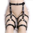 (image for) Leather Leg Harness Garter Belt