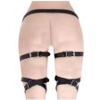 (image for) Leather Leg Harness Garter Belt