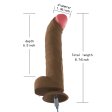 (image for) Heating Wireless Realistic Dildo - 8.7"