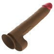 (image for) Rotation Wireless Realistic Dildo - 8.9"