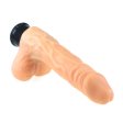 (image for) Real Feel Curved Vibrating Dildo