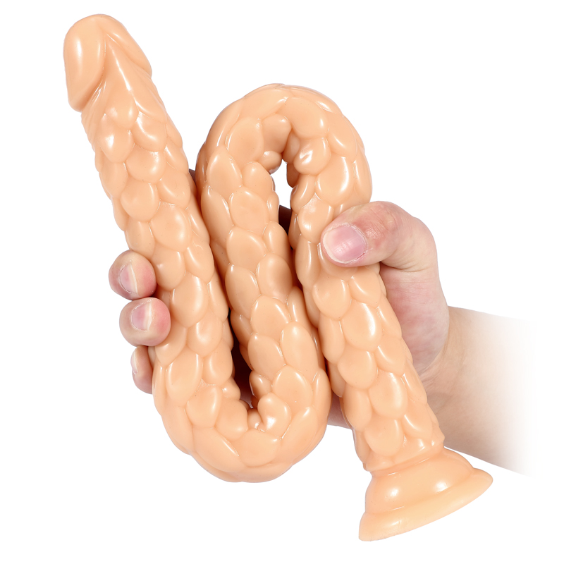 (image for) Scale Pattern 50 cm/19.7 inch PVC Dildo