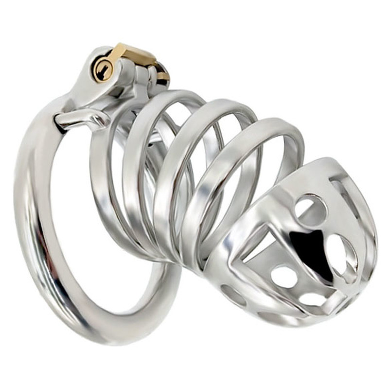 (image for) Captus Stainless Steel Locking Chastity Cage