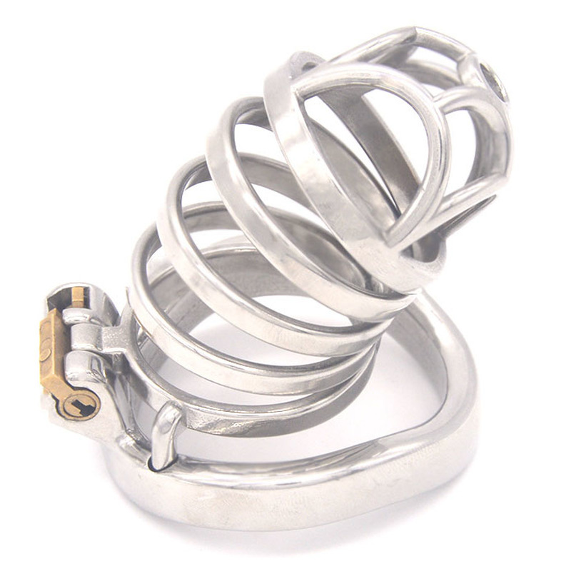 (image for) Rhombic Bend Ring Male Chastity Cock Cage