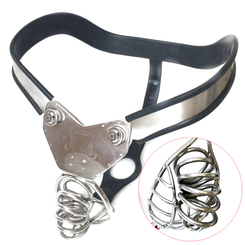 (image for) EMCC Hollow Cock Cage Chastity With Ass Hole
