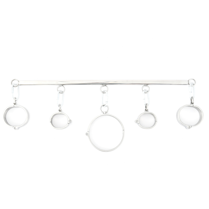 (image for) Plug Key Steel Cuffs and Collar Spreaders