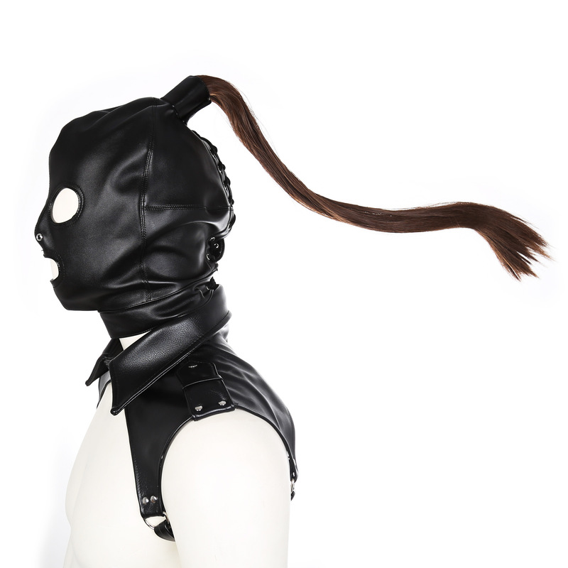 (image for) Bondage Hood With Wig