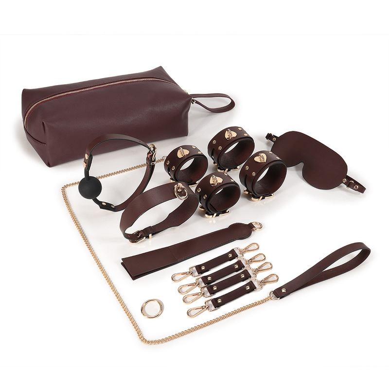 (image for) Real Leather Heart Locker Bondage Kit