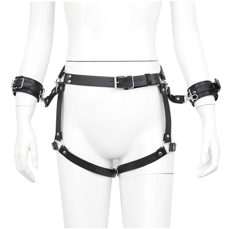 (image for) Leg Harness With Handcuffs