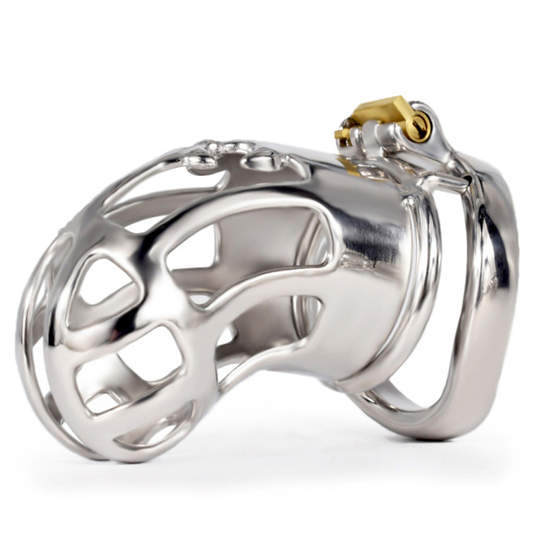 (image for) Hollow Out Chastity Cage With Bent Ring