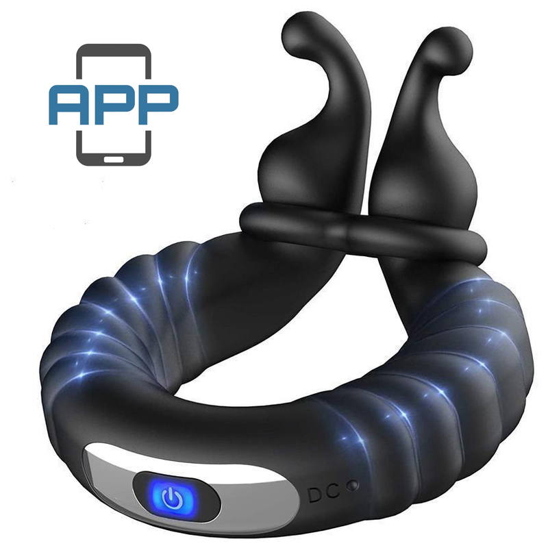 (image for) Snails Vibrating Dual Penis Ring