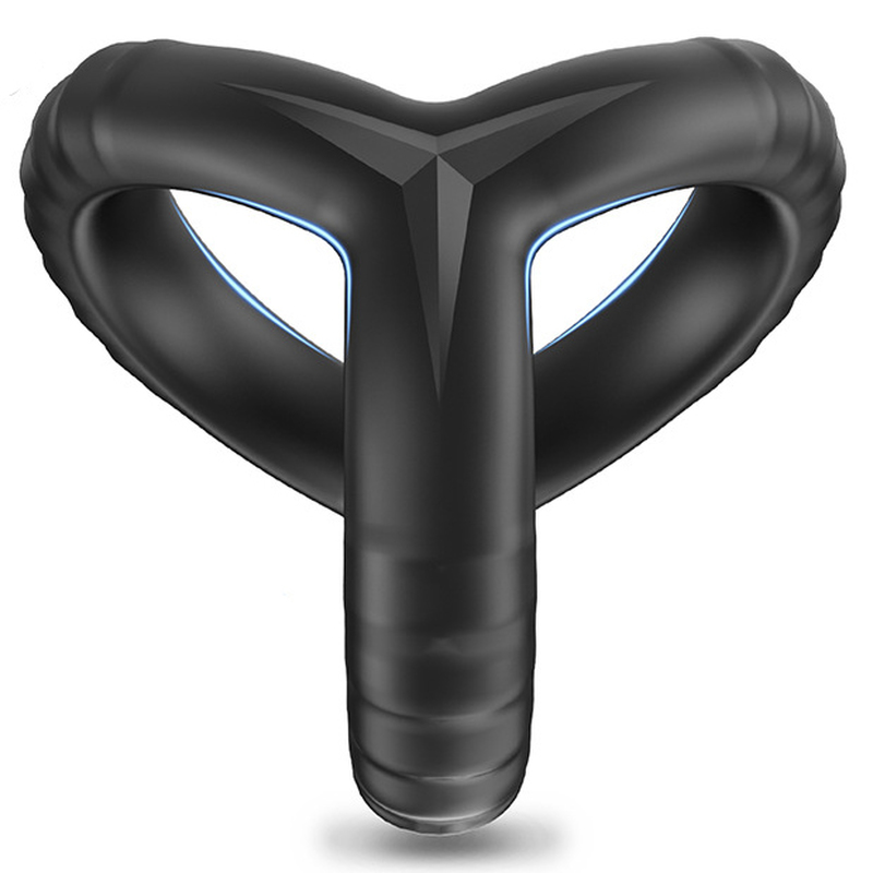 (image for) Silicone 3 in 1 Cock Ring