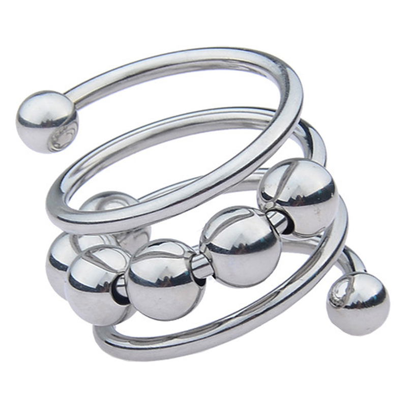 (image for) Six Removable Ball Cock Ring