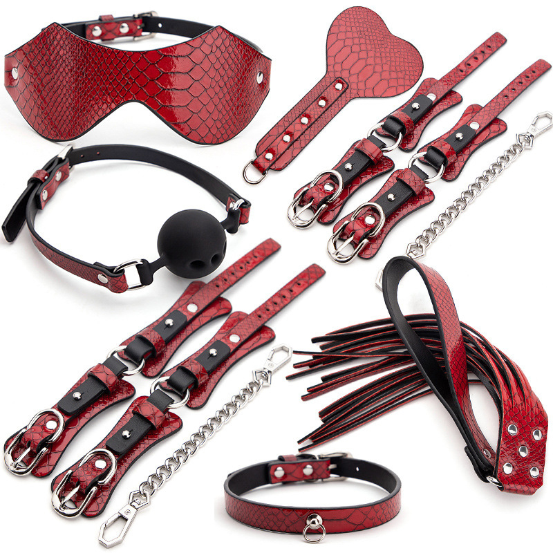 (image for) Crocodile Pattern Bondage 7 Pcs Pack