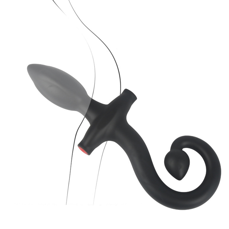 (image for) Double Head Dog Tail Inflatable Plug