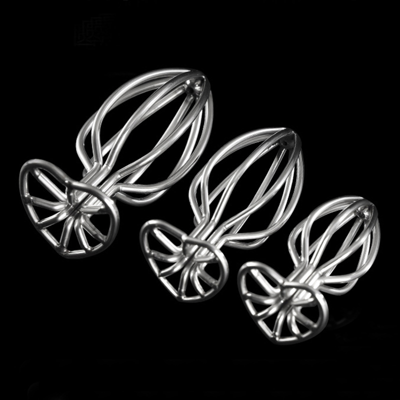 (image for) Hollow Stainless Steel Heart Anal Plug