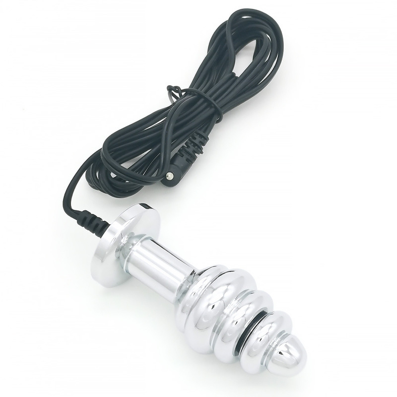 (image for) Bipolar Metal Electric Shock Butt Plug- A