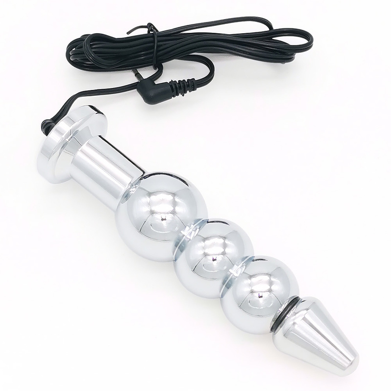 (image for) Bipolar Metal Electric Shock Butt Plug- L