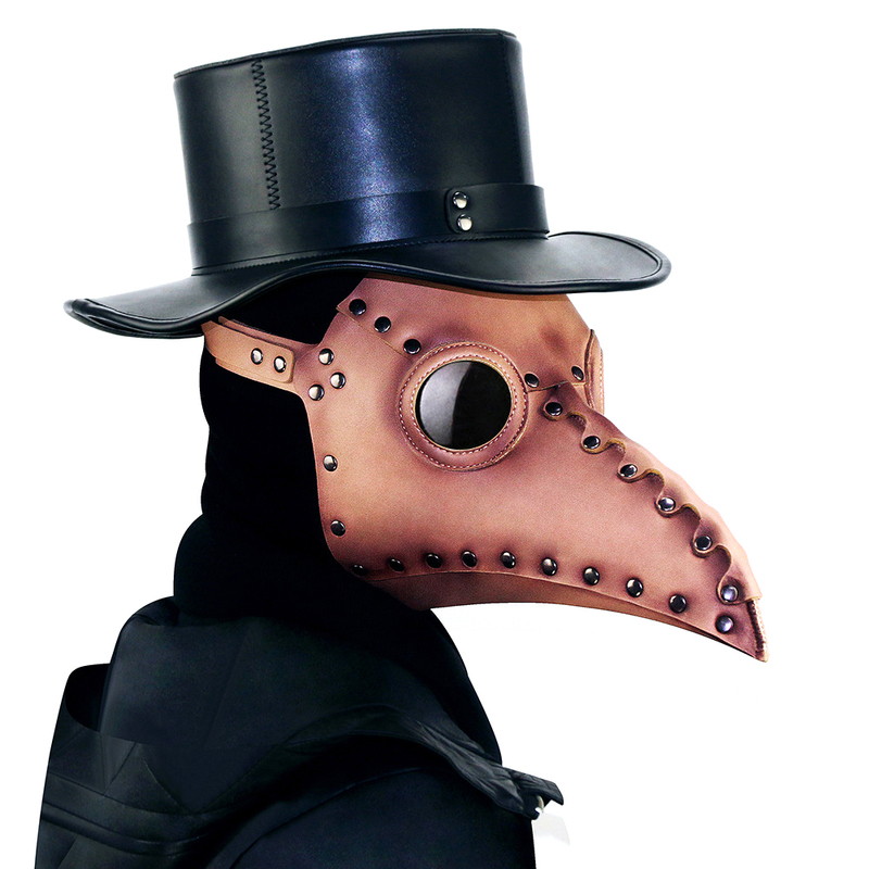 (image for) Steampunk Gothic Plague Doctor Cosplay Mask