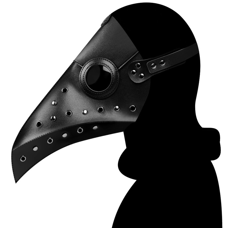 (image for) Steampunk Plague Doctor Cutout Beak Mask