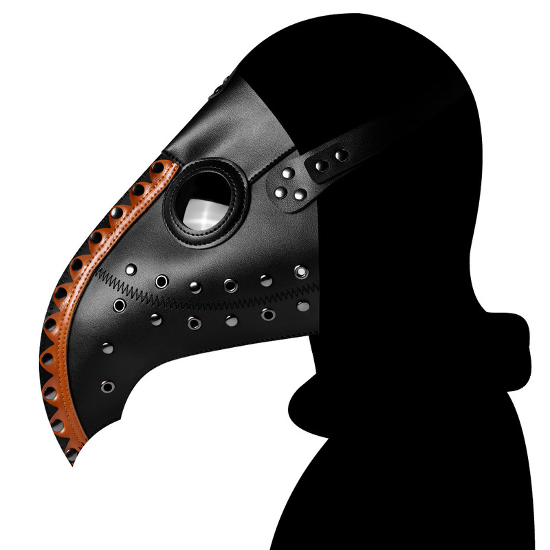 (image for) Steampunk Double Color Nailed Masquerade Mask