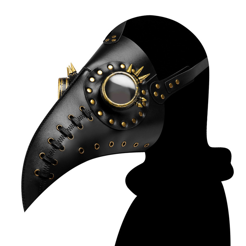 (image for) Steampunk Stitch Rivets Beak Mask