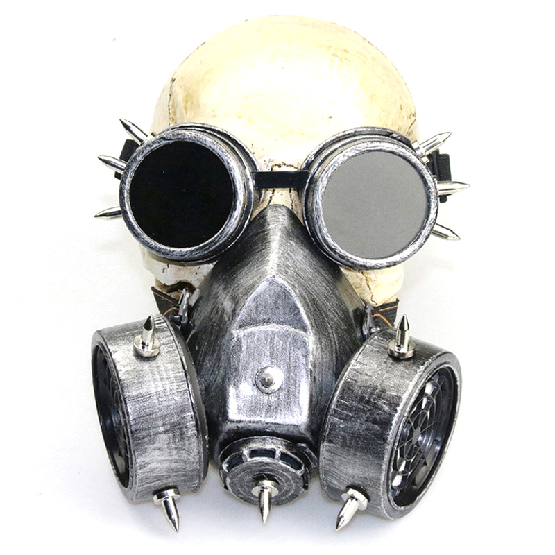 (image for) Steampunk Rivets Cosplay Gas Mask