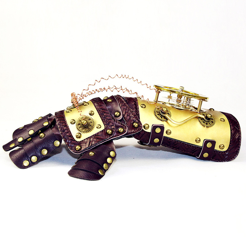 (image for) Steampunk Rivets Leather Arm