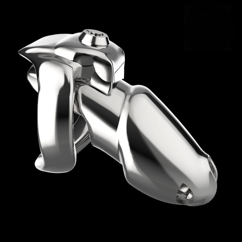(image for) Press Key HT-V5 Male Chastity Cage - Metal