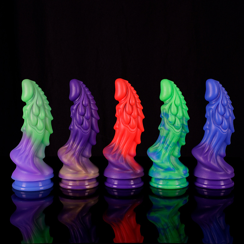 (image for) Silicone Dragon Realistic G-spot Alien Dildo
