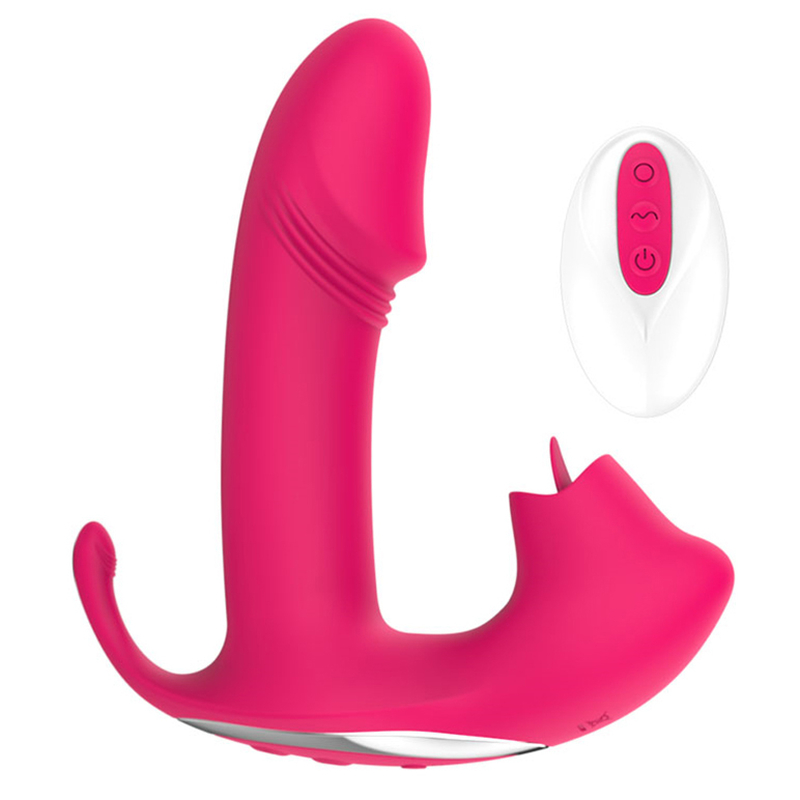(image for) Licking Strap-on Dildo