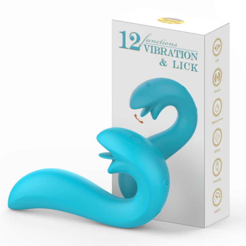 (image for) Crazy Tongue Strap-on Vibrator