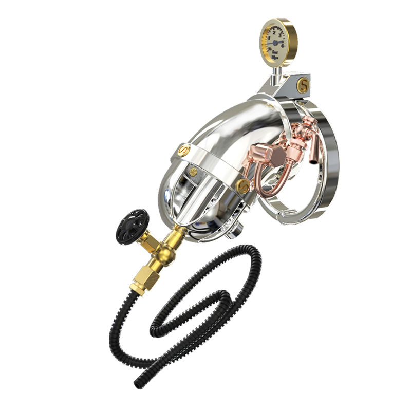(image for) Steampunk Chastity Device Cock Cage