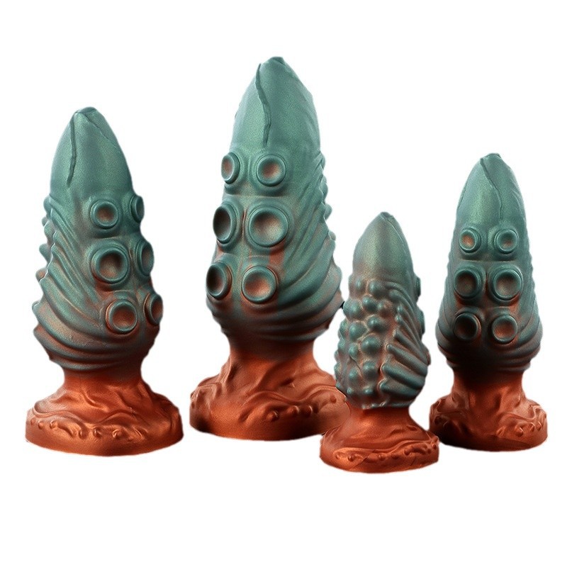 (image for) Tentacle Colorful Silicone Butt Plug